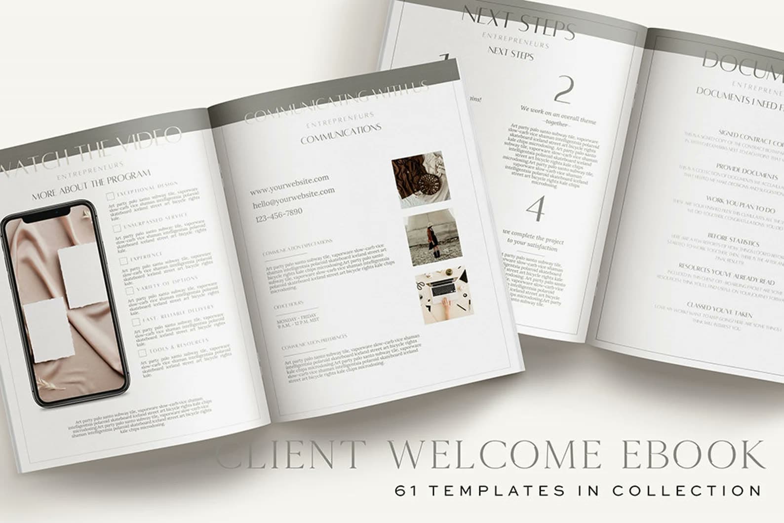 Client Welcome Packet Canva Template, preview 1