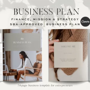 ASTRA Business Plan Canva Template