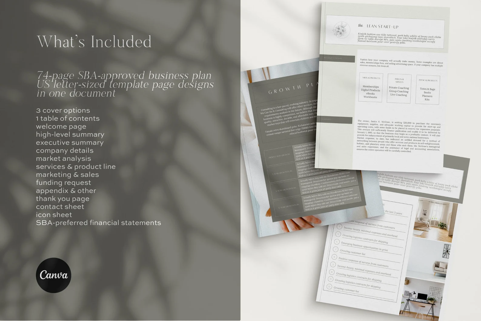 ASTRA Business Plan Canva Template - Image 4