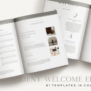 Client Welcome Packet Canva Template